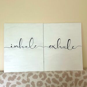 Inhale Exhale Wall Painting
